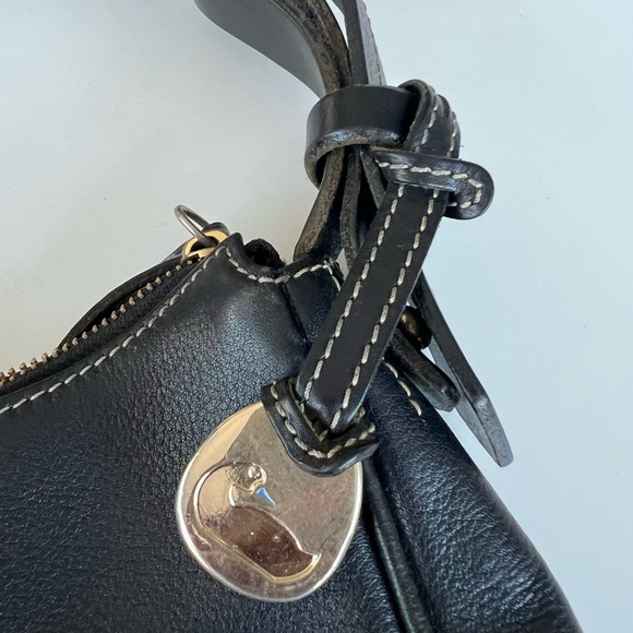Dooney & Bourke Black Leather Handbag - Picture 2 of 5